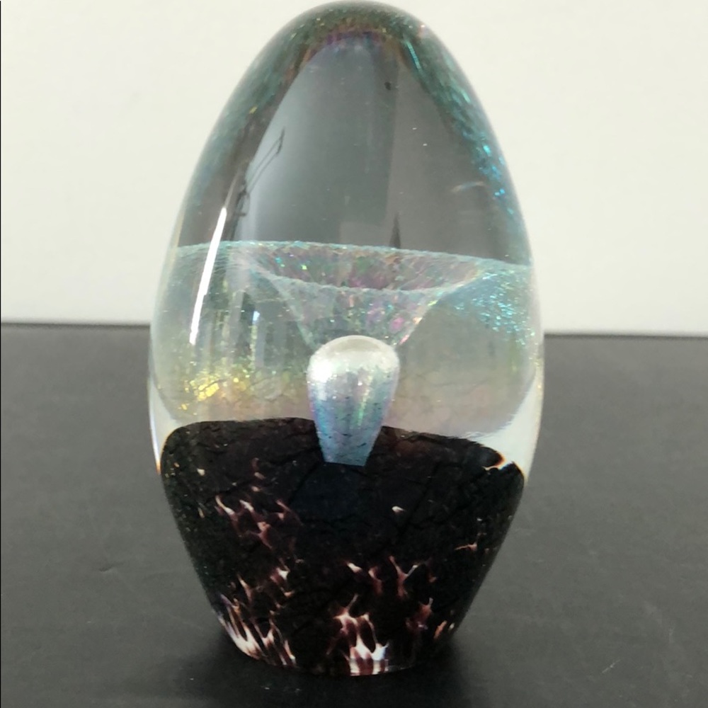 ❌SOLD❌EICKHOLT ART GLASS COLLECTOR EGG PAPERWEIGHT - Picture 4 of 16